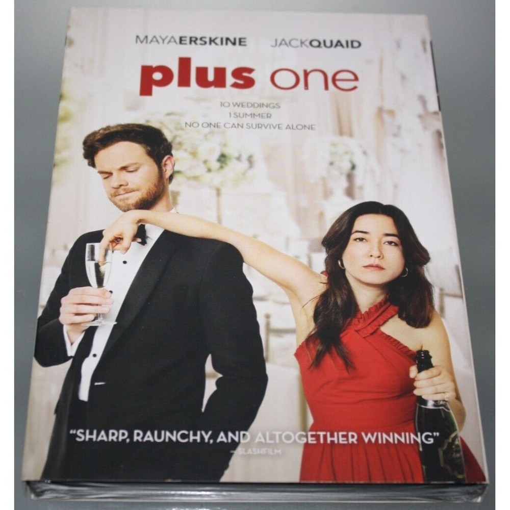 Plus One (DVD Widescreen) Maya Erskine Jack Quaid Comedy Brand New Sealed